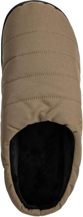 SUBU Nannen F-Line gewatteerde slippers met geborduurd logo Bruin - Foto 4