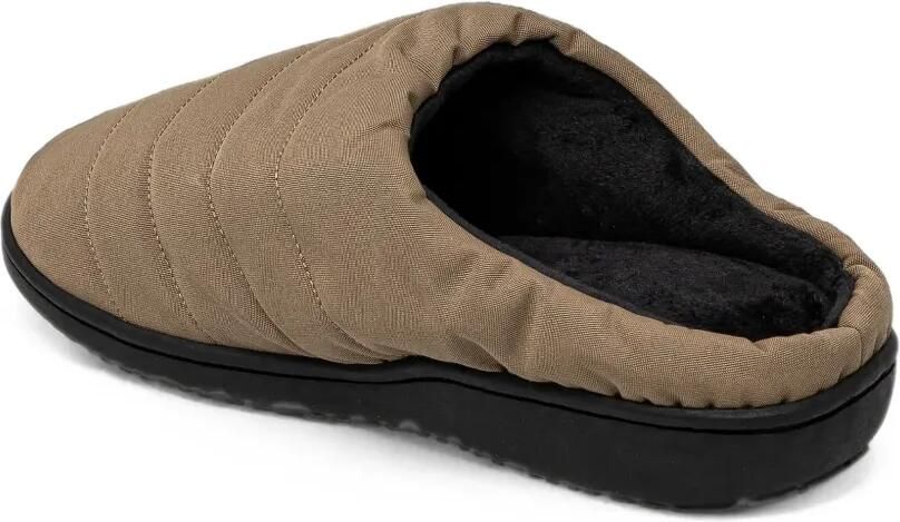 SUBU Nannen F-Line gewatteerde slippers met geborduurd logo Bruin - Foto 3