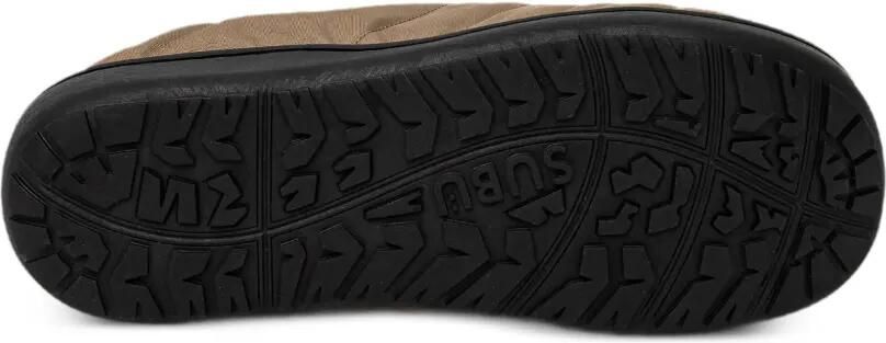SUBU Nannen F-Line gewatteerde slippers met geborduurd logo Bruin - Foto 5