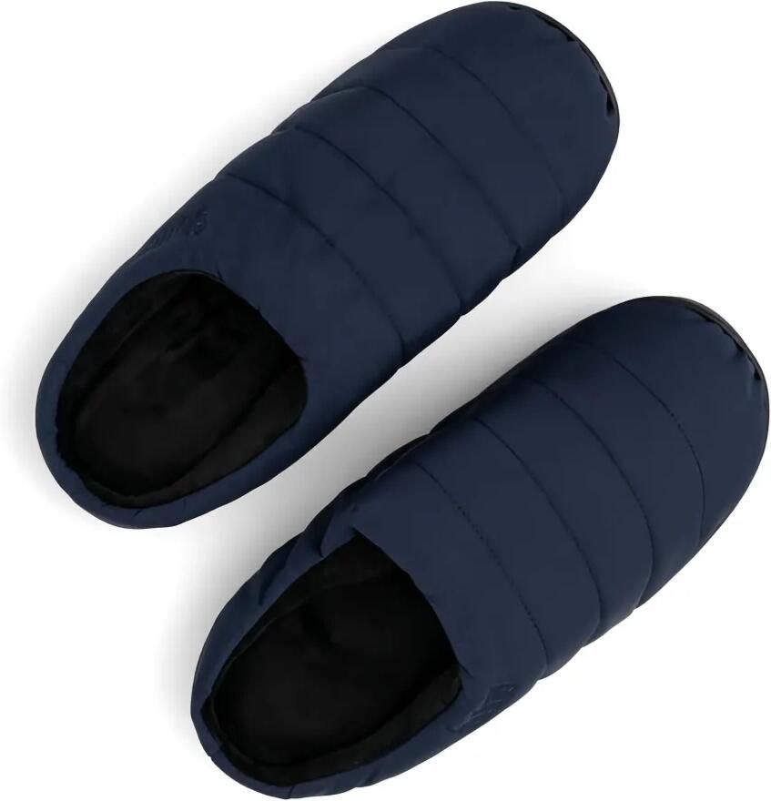 SUBU Nannen F-Line gewatteerde slippers met logodetail Blauw - Foto 2