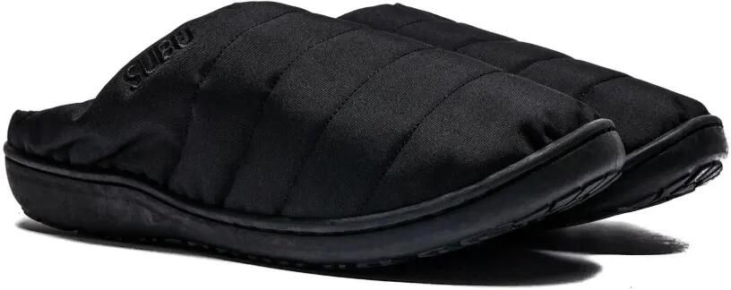 SUBU Nannen slippers met geborduurd logo Zwart - Foto 4