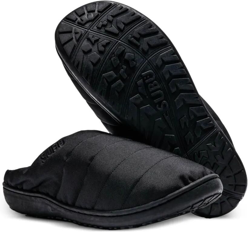 SUBU Nannen slippers met geborduurd logo Zwart - Foto 2