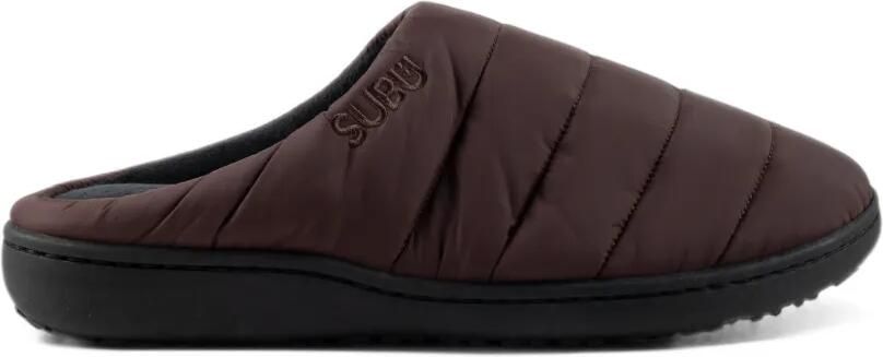 SUBU Originals slippers met F-lijn Bruin