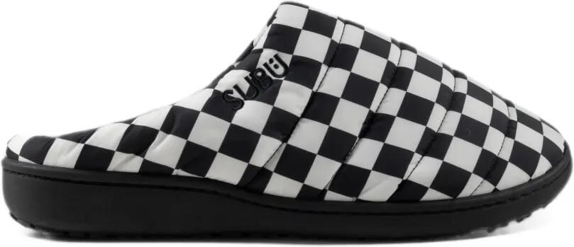 SUBU Originals slippers met F-lijn Zwart
