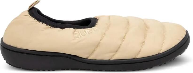 SUBU Packable F-Line gewatteerde slippers Beige