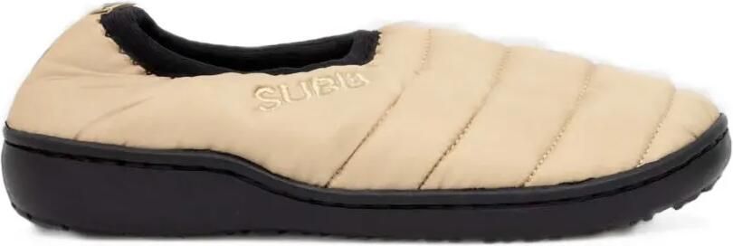 SUBU Packable F-Line gewatteerde slippers Beige