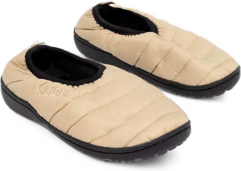 SUBU Packable F-Line gewatteerde slippers Beige - Foto 4