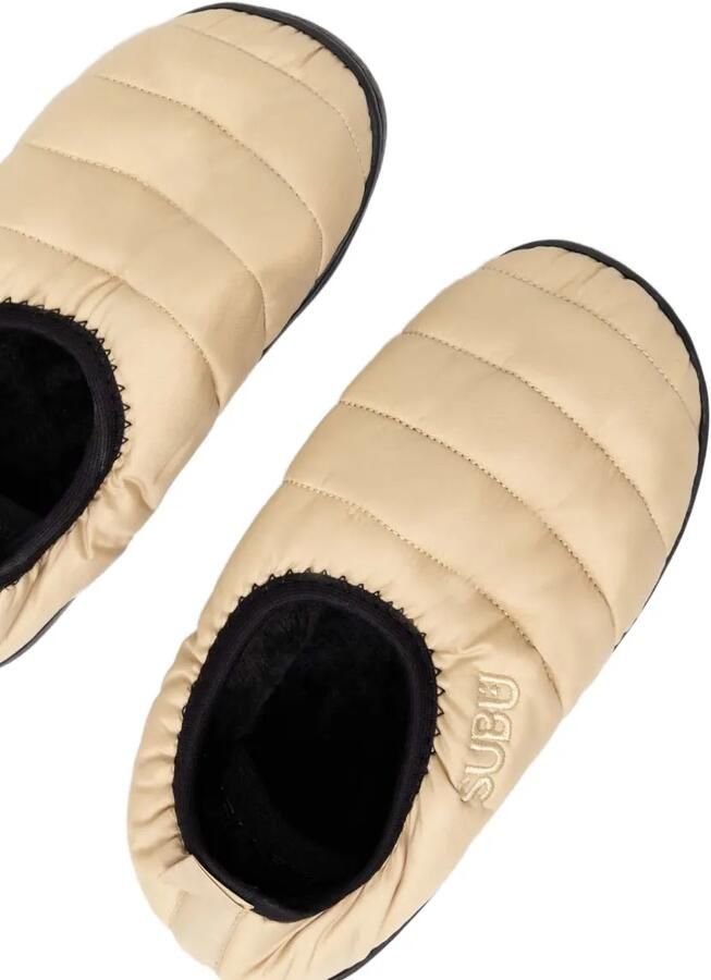 SUBU Packable F-Line gewatteerde slippers Beige - Foto 3