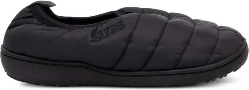 SUBU Packable F-Line gewatteerde slippers Zwart