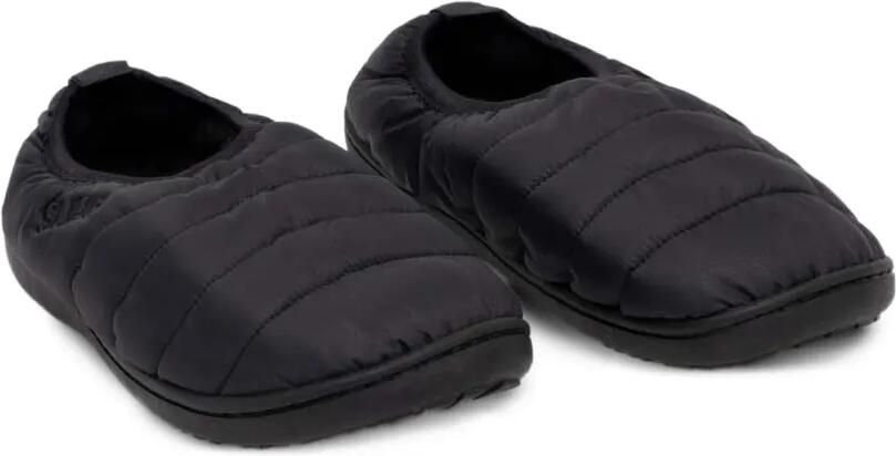 SUBU Packable F-Line gewatteerde slippers Zwart - Foto 3