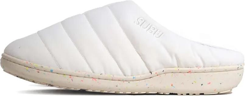 SUBU RE: gewatteerde slippers Wit