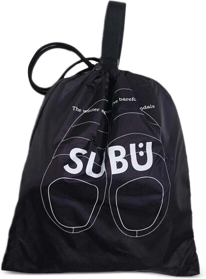 SUBU Slippers met bandje Zwart - Foto 3