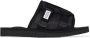 Suicoke badslippers met knoopdetail Zwart - Thumbnail 1