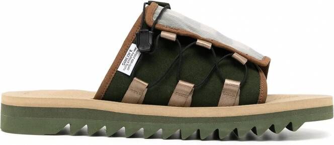 Suicoke Dao-2ab sandalen met geribbelde afwerking Bruin