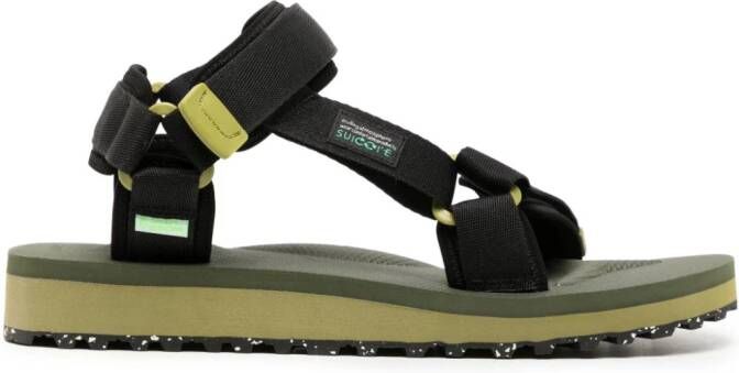 Suicoke Depa-2Cab-Eco sandalen met logopatch Groen