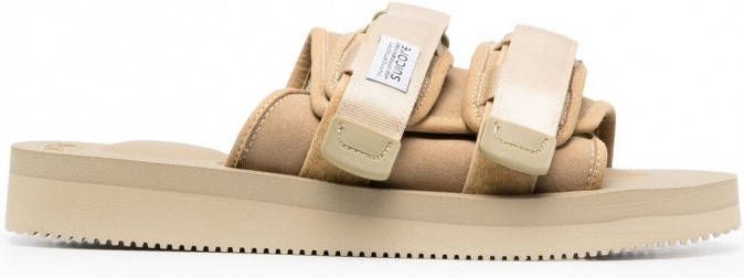 Suicoke Sandalen met klittenband Beige