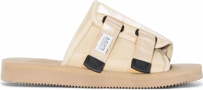 Suicoke KAW-Cab sandalen met klittenband Beige
