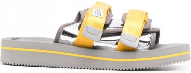 Suicoke Kaw sandalen met klittenband Grijs