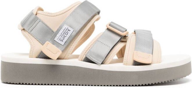 Suicoke Kisee-VPO sandalen met logo Grijs