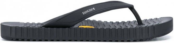 Suicoke Klassieke teenslippers Zwart