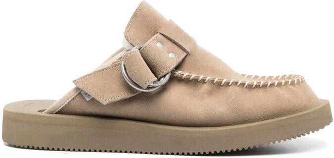 Suicoke Lemi-Mab lammy slippers Beige