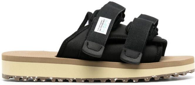 Suicoke Moto-Cab-ECO sandalen met klittenband Zwart