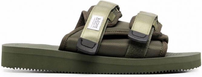 Suicoke Mmoto Cab sandalen met klittenband Groen