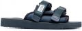Suicoke Moto Cab slippers met klittenband Blauw - Blauw