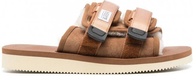 Suicoke Moto-Mab sandalen met klittenband Bruin