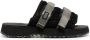 Suicoke Moto-Shellab sandalen met logopatch Zwart - Thumbnail 1