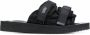 Suicoke Moto-VHL sandalen met lammy afwerking Zwart - Thumbnail 1