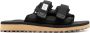 Suicoke Moto slippers met logopatch Zwart - Thumbnail 1