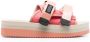 Suicoke Moto VPO slippers met plateauzool Roze - Thumbnail 1
