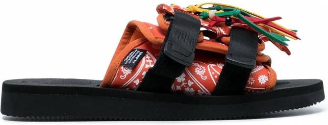 Suicoke Sandalen met dubbele bandjes Oranje