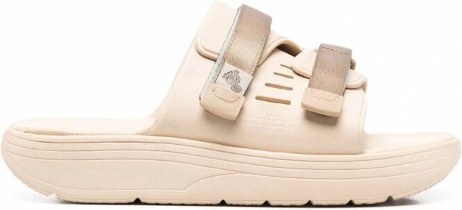 Suicoke Sandalen met klittenband Beige
