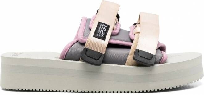 Suicoke Sandalen met klittenband Grijs