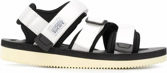 Suicoke Sandalen met klittenband Wit