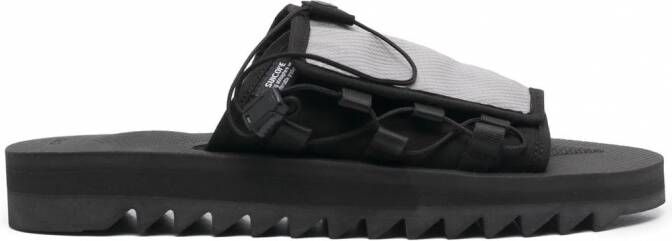 Suicoke Sandalen met veters Zwart