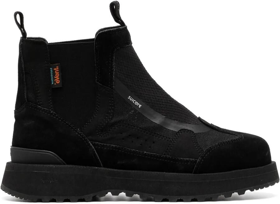 Suicoke Enkellaarzen met vlakken Zwart