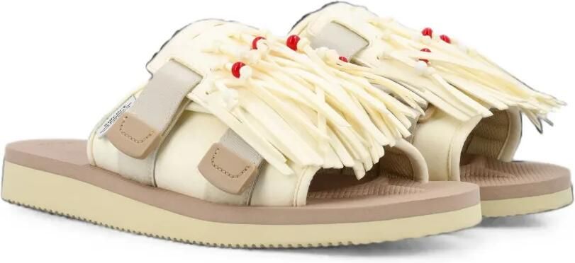 Suicoke Hoto-Cab slippers met franje Beige - Foto 2
