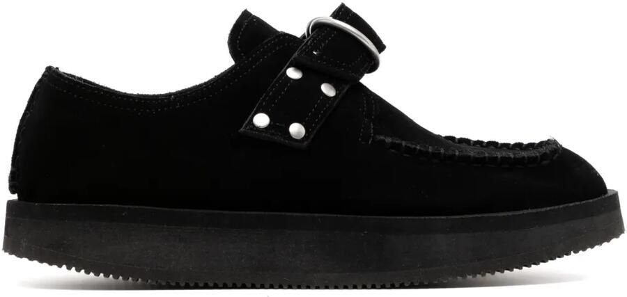 Suicoke Joco suède loafers Zwart