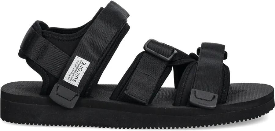Suicoke Kisee-Cab platte sandalen Zwart