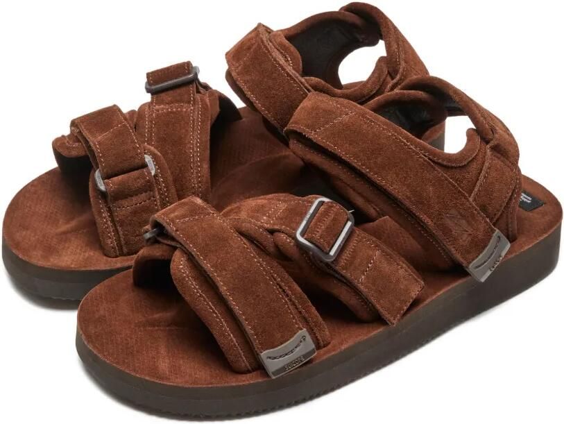 Suicoke Kisee sandalen met klittenband Bruin - Foto 4