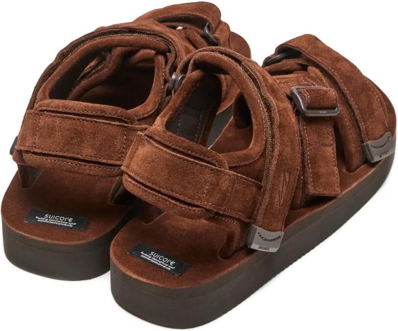 Suicoke Kisee sandalen met klittenband Bruin - Foto 3