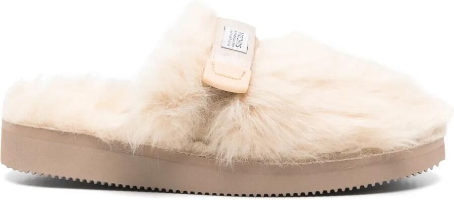 Suicoke Lammy slippers Beige