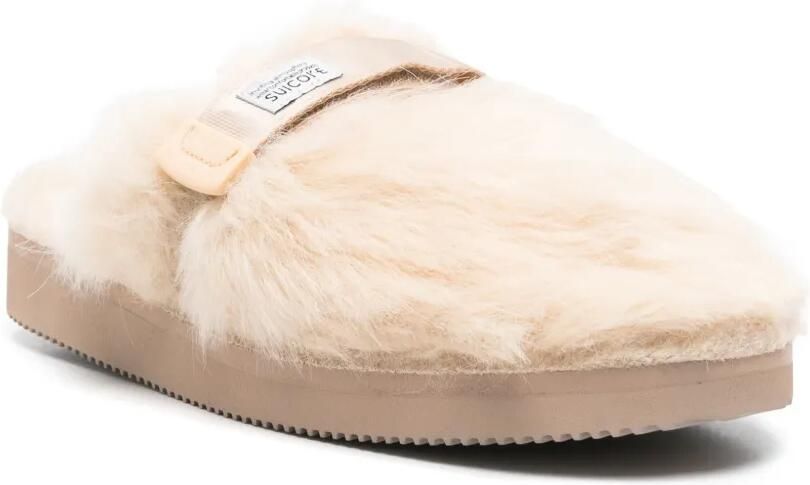 Suicoke Lammy slippers Beige - Foto 3