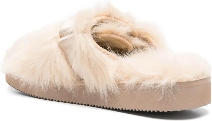 Suicoke Lammy slippers Beige - Foto 4