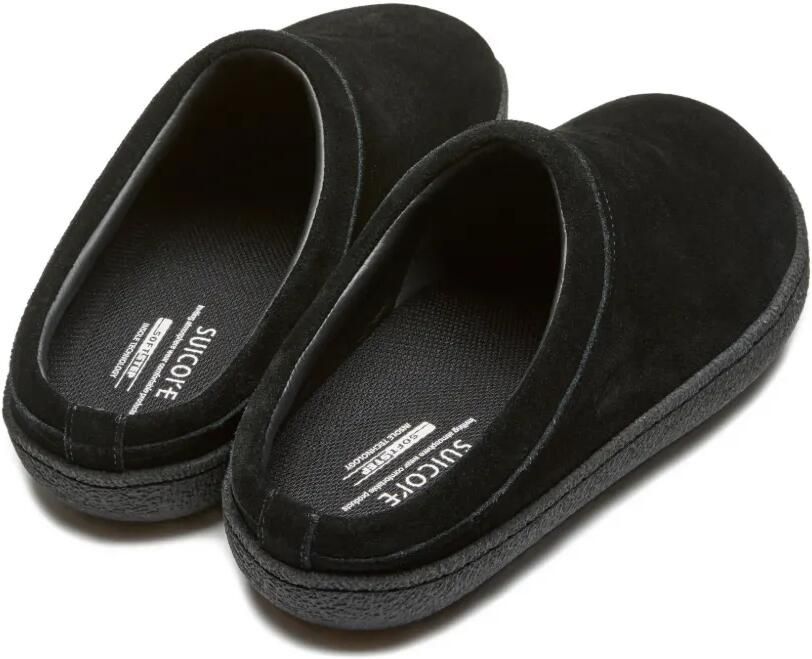 Suicoke Leren slippers Zwart - Foto 3