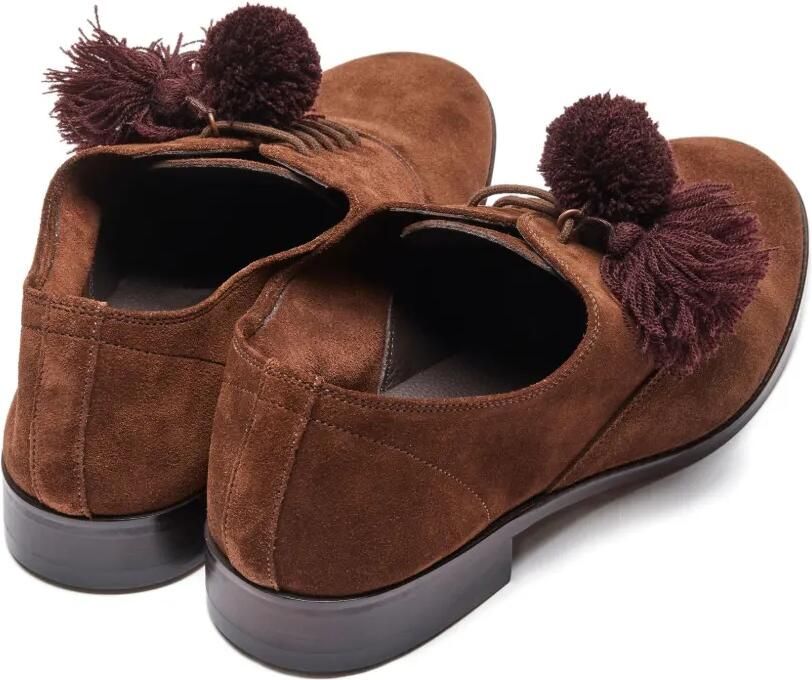 Suicoke Loafers verfraaid met pompon Bruin - Foto 4