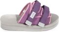Suicoke Moto-po slippers met klittenband Paars - Paars